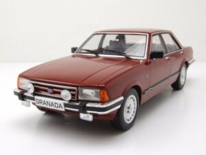 MCG Modellauto Ford Granada MK2 2.8 Ghia 1982 dunkelrot metallic Modellauto 1:18 MCG