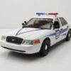 GREENLIGHT collectibles Modellauto Ford Crown Victoria Interceptor Indiana State Police 2008 weiß Modella