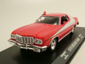 GREENLIGHT collectibles Modellauto Ford Gran Torino 1976 rot weiß Starsky & Hutch Modellauto 1:43 Greenli