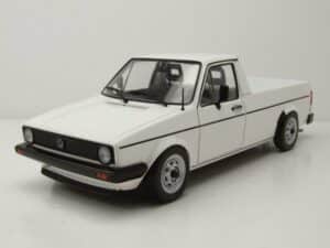 Solido Modellauto VW Caddy MK1 Pick Up 1982 weiß Modellauto 1:18 Solido