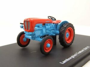 Schuco Modelltraktor Lamborghini Trattori 2241 R Traktor blau/orange Modellauto 1:43 Schuco
