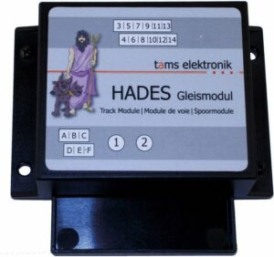 TAMS Elektronik Modelleisenbahn-Set TAMS Elektronik 51-04158-01-C Gehäuse Zubehör für Hades - Gleismodul
