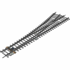 PIKO Modelleisenbahn-Set H0 Weiche links mit Betonschwellen