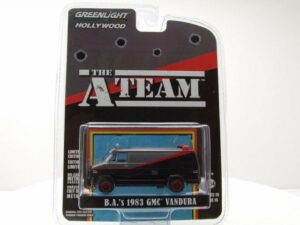 GREENLIGHT collectibles Modellauto GMC Vandura A-Team Van 1983 TV-Serienmodell grau schwarz Modellauto