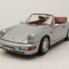 Norev Modellauto Porsche 911 (964) Carrera 2 Cabrio 1990 silber Modellauto 1:18 Norev