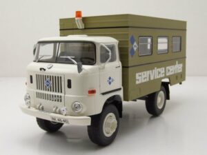 Schuco Modellauto IFA W50 Koffer LKW Fortschritt-Service weiß beige Modellauto 1:32