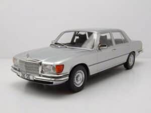 MCG Modellauto Mercedes 280 SE S-Klasse W116 1972 silber Modellauto 1:18 MCG