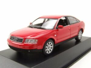 Maxichamps Modellauto Audi A6 1997 rot Modellauto 1:43 Maxichamps