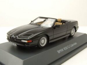 Schuco Modellauto BMW 850 Ci Cabrio 1989 schwarz Modellauto 1:43 Schuco