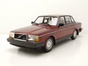 Minichamps Modellauto Volvo 240 GL 1986 dunkelrot metallic Modellauto 1:18 Minichamps