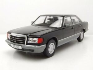 MCG Modellauto Mercedes 280 SE S-Klasse W126 1979 schwarz Modellauto 1:18 MCG