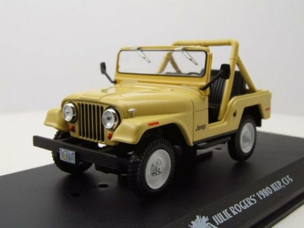 GREENLIGHT collectibles Modellauto Jeep CJ5 1980 gelb Charlie´s Angels Modellauto 1:43 Greenlight Collect