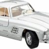 Bburago Modellauto Mercedes-Benz 300SL 1954 (silber)
