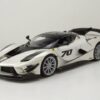 Bburago Modellauto Ferrari FXX K Evo #70 perlmutt metallic schwarz Modellauto 1:18 Bburag