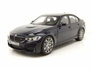 Norev Modellauto BMW M3 Competition 2017 blau metallic Modellauto 1:18 Norev