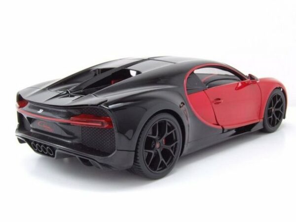 Bburago Modellauto Bugatti Chiron Sport #16 2018 rot schwarz Modellauto 1:18 Bburago