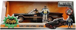 JADA Modellauto Modellauto H.R.Batman 1966 Classic Batmobile mit Figur 1:24 253215001
