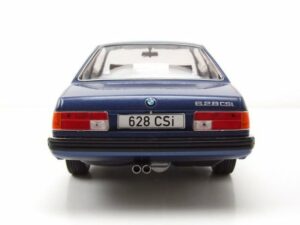 MCG Modellauto BMW 628 CSI 6er E24 1976 dunkelblau metallic Modellauto 1:18 MCG