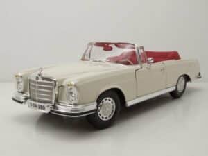 Maisto® Modellauto Mercedes 280 SE Cabrio (W111) 1966 creme Modellauto 1:18 Maisto