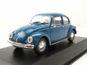 Maxichamps Modellauto VW 1200 L Käfer 1983 blau Modellauto 1:43 Maxichamps