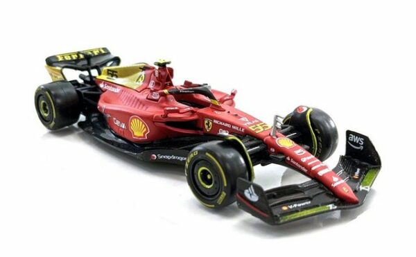 Bburago Modellauto Ferrari F1-75 Sainz #55