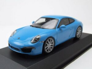 Maxichamps Modellauto Porsche 911 (991) Carrera S 2012 blau Modellauto 1:43 Maxichamps