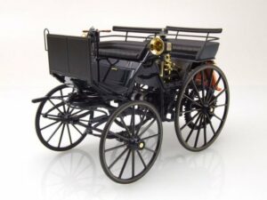 Norev Modellauto Daimler Motorkutsche 1886 dunkelblau Modellauto 1:18 Norev