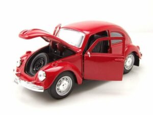 Maisto® Modellauto VW Käfer 1973 rot Modellauto 1:24 Maisto