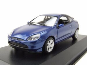 Maxichamps Modellauto Ford Puma 1996 blau metallic Modellauto 1:43 Maxichamps