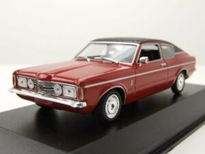 Maxichamps Modellauto Ford Taunus Coupe 1970 rot Modellauto 1:43 Maxichamps