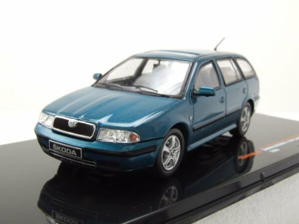 ixo Models Modellauto Skoda Octavia 1 Kombi 1998 grün metallic Modellauto 1:43 ixo models