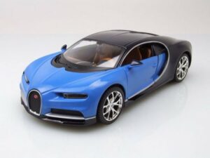 Maisto® Modellauto Bugatti Chiron 2016 blau dunkelblau Modellauto 1:24 Maisto