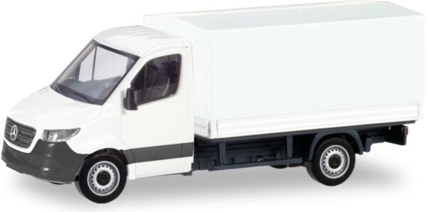 Herpa 013703 MiniKit MB Sprinter 18 Pritsche weiß