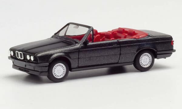 Herpa 030595-002 BMW 3er E30 Cabrio blacksaphir