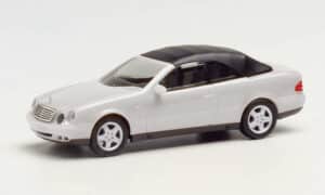 Herpa 032582-002 MB CLK Cabrio silbermet.