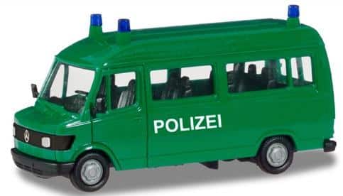 Herpa 094139 BASIC MB T1 Bus Polizei
