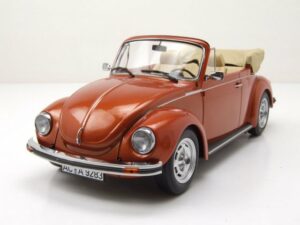 Norev Modellauto VW 1303 Käfer Cabrio 1976 braun metallic Modellauto 1:18 Norev