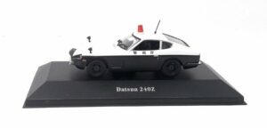 Editions Atlas Sammlerauto Datsun 240Z Polizei Japan schwarz weiß 1:43 Metall Kunststoff Sammlermodell