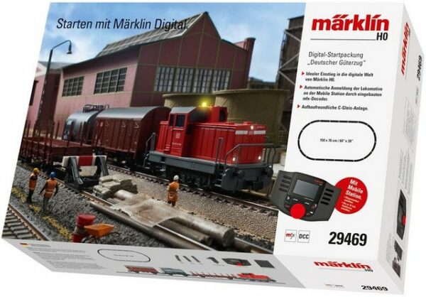 Märklin Modelleisenbahn-Set Digital-Startpackung "Moderner Rangierbetrieb" - 29469
