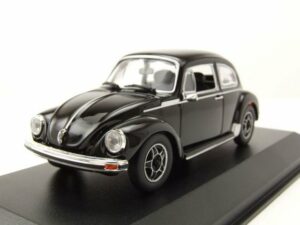 Maxichamps Modellauto VW 1303 Käfer 1974 schwarz Modellauto 1:43 Maxichamps