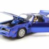 JADA Modellauto Pontiac Firebird Trans 1977 blau ES mit Pennywise und Henry Bower