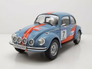 Solido Modellauto VW Käfer 1303 Gulf #7 Rallye Cold Balls 2019 Fahlke Sterner Modellauto