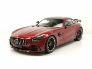 Minichamps Modellauto Mercedes AMG GT-R 2021 rot metallic Modellauto 1:18 Minichamps