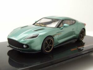 ixo Models Modellauto Aston Martin V12 Vanquish Zagato 2016 grün metallic Modellauto 1:43