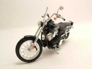 Maisto® Modellmotorrad Harley Davidson FXDBI Dyna Street Bob 2006 dunkelblau metallic Modellm