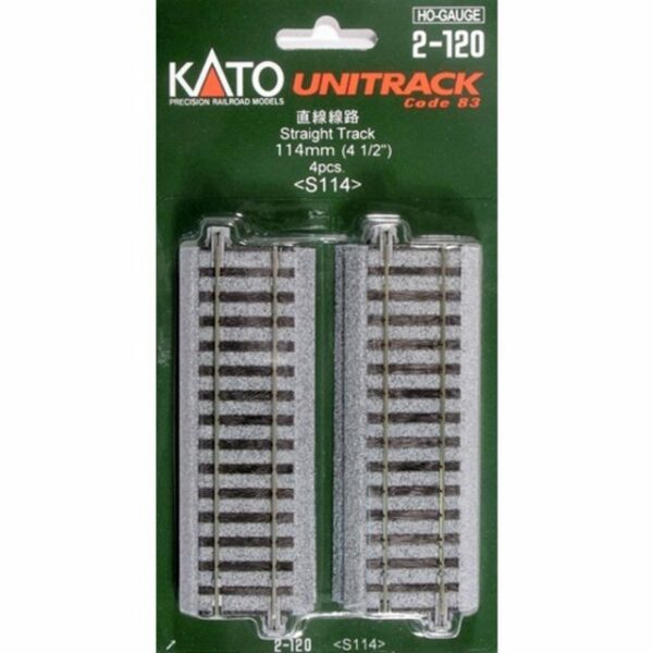 KATO Modelleisenbahn-Set H0 4er-Set Gleis gerade 114 mm