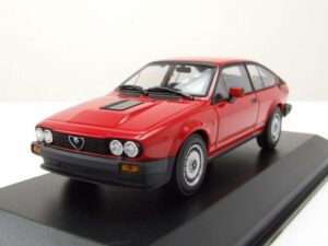 Maxichamps Modellauto Alfa Romeo GTV 6 1983 rot Modellauto 1:43 Maxichamps