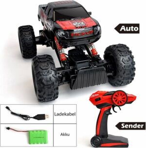 FunTomia Modellauto RC Ferngesteuertes Auto für Kinder - Rock Crawler / Monstertruck