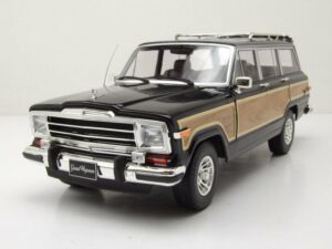 KK Scale Modellauto Jeep Grand Wagoneer 1989 schwarz Modellauto 1:18 KK Scale