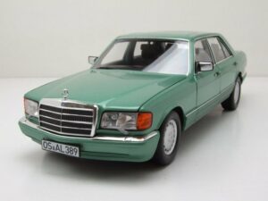 Norev Modellauto Mercedes 560 SEL S-Klasse W126 1991 hellgrün metallic Modellauto 1:18